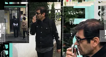 L-am filmat pe tatăl lui Connect-R înainte de vizita la medic. A dat un concert spontan pe stradă, în italiană