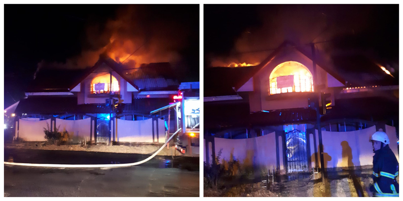 Polițiștii din Telorman, în alertă după ce o vilă a fost incendiată! Autorul este căutat de ore bune