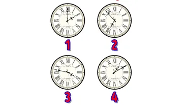 Test de inteligență | Care dintre cele 4 ceasuri nu este în regulă?