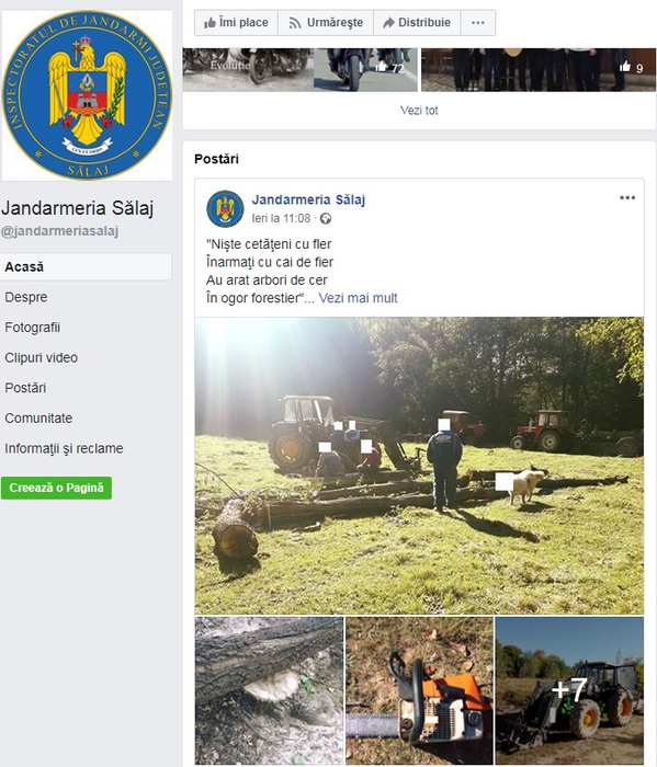 Jandarmeria Sălaj s-a făcut de râs