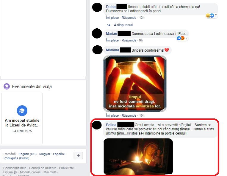 Cornel Galeș și-a presimțit moartea ? “Suntem ca valurile mării care se potolesc atunci când ating țărmul”