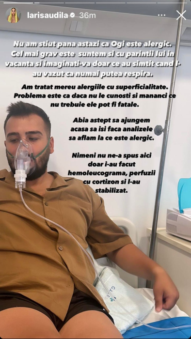 Larisa Udilă, momente de panică în vacanță! Soțul brunetei a ajuns de urgență la spital: ”Nu putea respira”