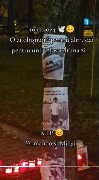Ce a apărut la locul accidentului în care Mihai și Armando au murit. Ți se rupe sufletul!