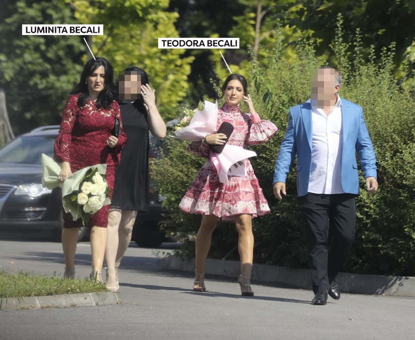 Luminița și Teodora au sosit la petrecere
