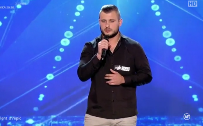 Maxim Prepeliţă, concurentul eliminat de la „Românii au Talent“