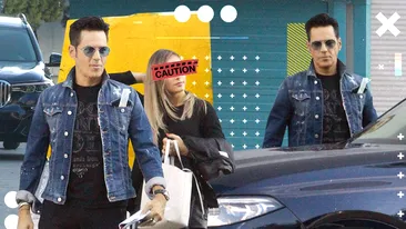 Ștefan Bănică Jr. a “răvășit” parcarea X Factor, cu un BMW X5 țiplă de 80.000 €  și o sexy-“asistentă” blondă nou-nouță