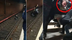 Tentativă de suicid în stația de metrou Unirii! Imagini terifiante! A sărit pe șine, s-a întins și… VIDEO