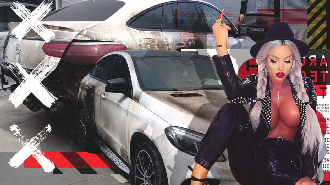 Cum arată și unde se află acum Mercedesul de 90.000 € al Loredanei Chivu, după ce a fost incendiat într-un sat din Vrancea