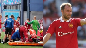 Scene de coșmar pe teren! Christian Eriksen s-a prăbușit din nou în timpul unui meci
