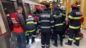 Incident la metrou. Un călător a căzut pe șine la Anghel Saligny | FOTO +VIDEO