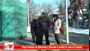 Dupa buletin de Bucuresti, Diaconu a primit si viza de Canada