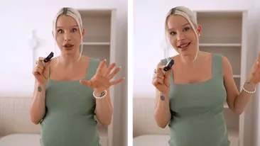 Carmen Grebenișan, pregătită pentru rolul de mamă. A arătat camera în care va dormi cu bebelușul