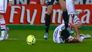 Zlatan Ibrahimovic si-a calcat pe cap un adversar! A fost aproape de o nenorocire