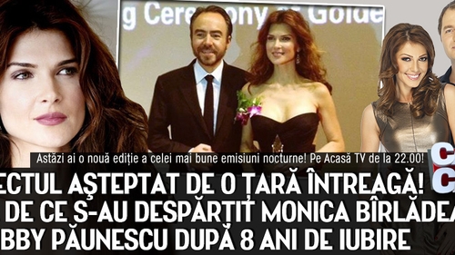 Subiectul aşteptat de o ţară întreagă! Monica Bîrlădeanu voreşte pentru prima dată despre despărţirea de Bobby Păunescu