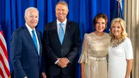 Klaus și Carmen Iohannis, apariție virală alături de Joe și Jill Biden. Accesoriul purtat de soția președintelui României a atras toate privirile