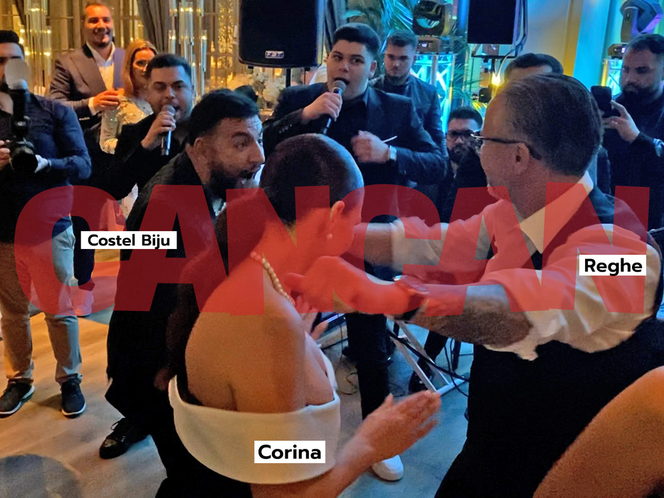 Artiștii i-au ținut tot timpul pe invitați "în priză", la botezul fiului lui Reghe (Foto: CANCAN.RO)
