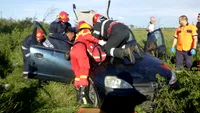 Accident grav pe Autostrada A1, la Bolintin Vale, pe sensul către București. A aterizat elicopterul SMURD