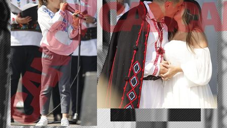 Momente emoționante la nunta lui George Simion Sărutul mirilor cerut de un copil!