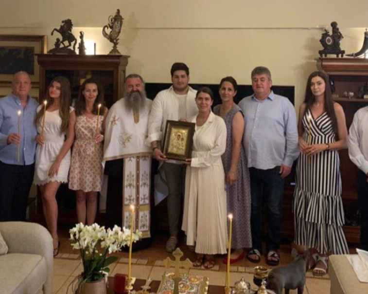 Gabriel Oprea Jr. și Davida, la cununia religioasă