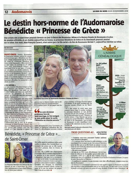 Jean-François Caracci și soția sa încearcă prin toate mijloacele să își demonstreze originile... regale