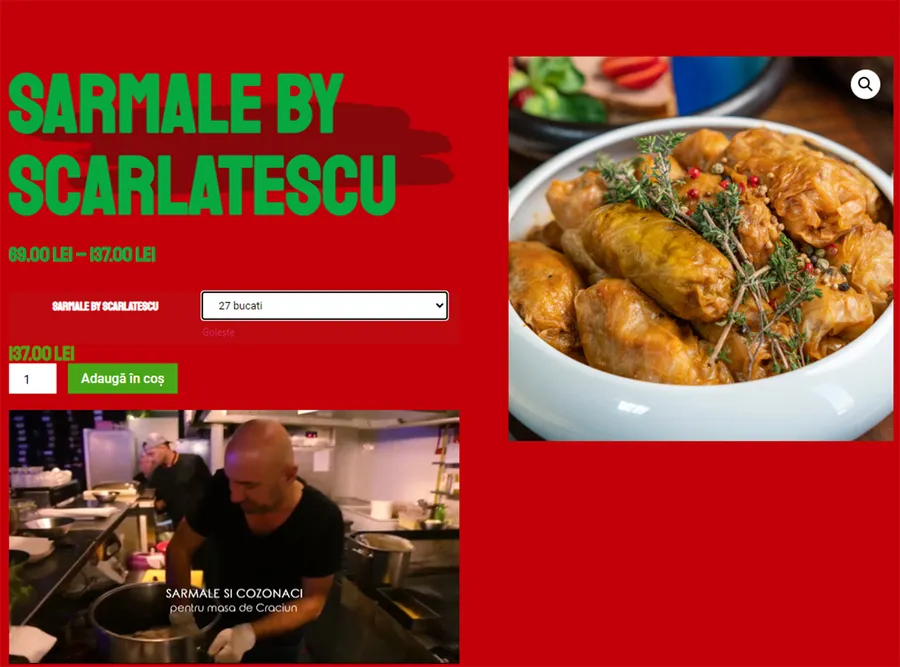 Câți lei costă să comanzi o oală de sarmale, de la Cătălin Scărlătescu. Sunt gătite după rețeta unică a fostului chef de la Antena 1