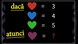 Test IQ doar pentru genii | Cât este inimioara mov?