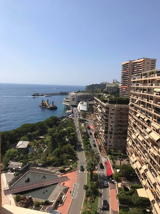 G.A. a fotografiat superbul peisaj de la Monaco din apartamentul de acolo al bunului său prieten Remus Truică