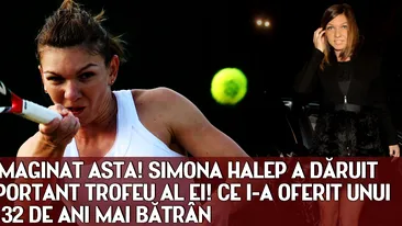 Nu ti-ai fi imaginat asta! Simona Halep a daruit cel mai important trofeu al ei! Ce i-a oferit unui barbat cu 32 de ani mai batran