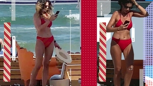 Imagini necenzurate cu fostul iepuraș Playboy, devenit fotograf de ocazie pe plajă