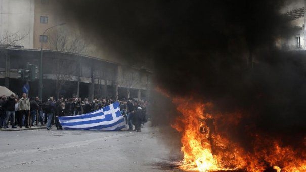 Atentat terorist în centrul Atenei