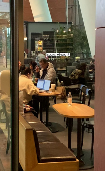 Lucian Mândruță s-a relaxat la mall