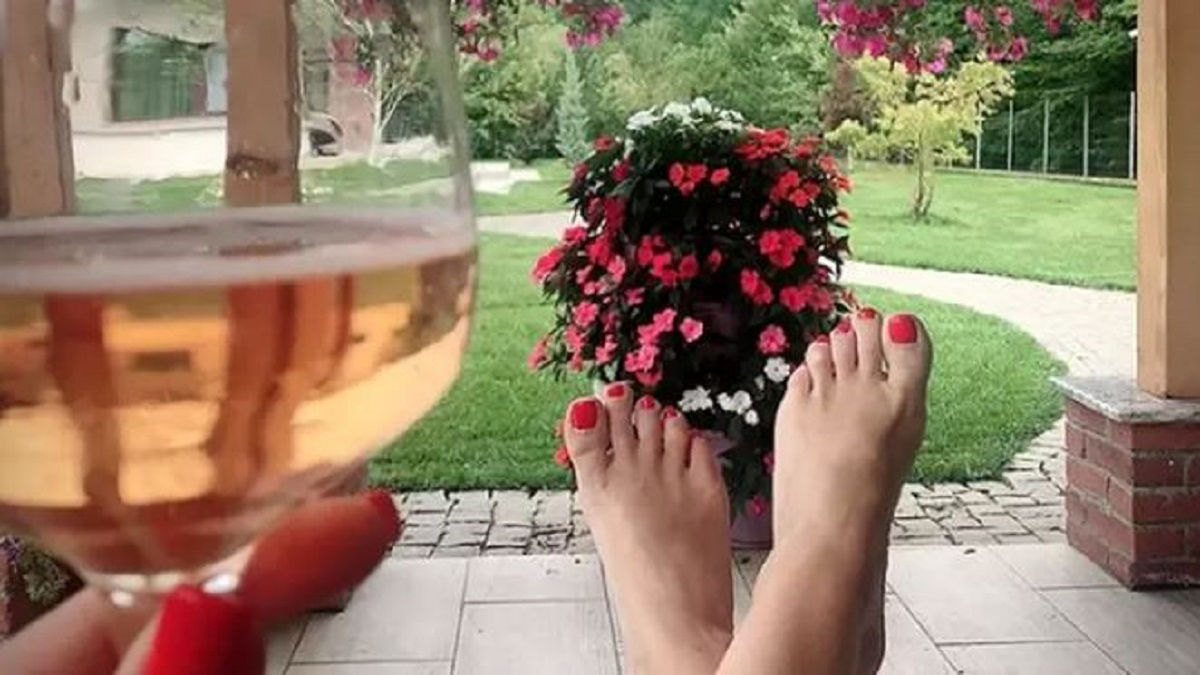 Cum arată casa ca un castel a Mirelei Vaida? Stă lângă pădure şi are o privelişte de vis. FOTO