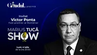 Marius Tucă Show începe luni, 4 iulie, de la ora 20.00, live pe gandul.ro