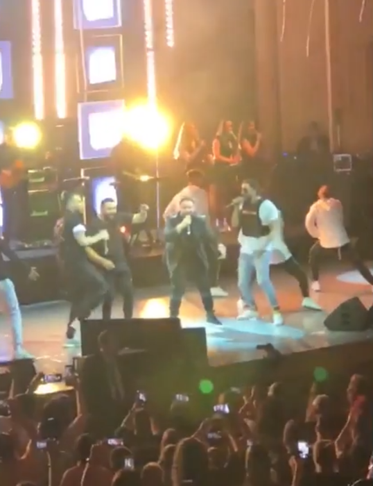 Duet de senzaţie la Sala Palatului! Florin Salam şi Connect-R au cântat împreună