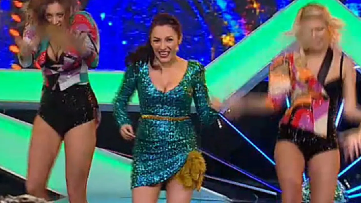 Or avea romanii talent, dar nimeni nu o intrece pe Andra! A dansat pe pupitrul juriului si si-a infipt arcusul intre sani