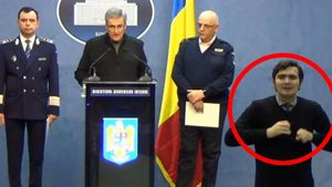 Ministerul de Interne a făcut anunțul! Cine este, de fapt, Bogdan, interpretul în limbaj mimico-gestual al conferințelor de la MI