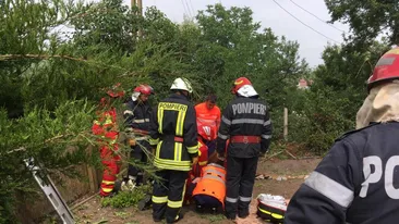 Sfârșit cumplit pentru un bărbat din Teleorman. A murit strivit de o placă de beton