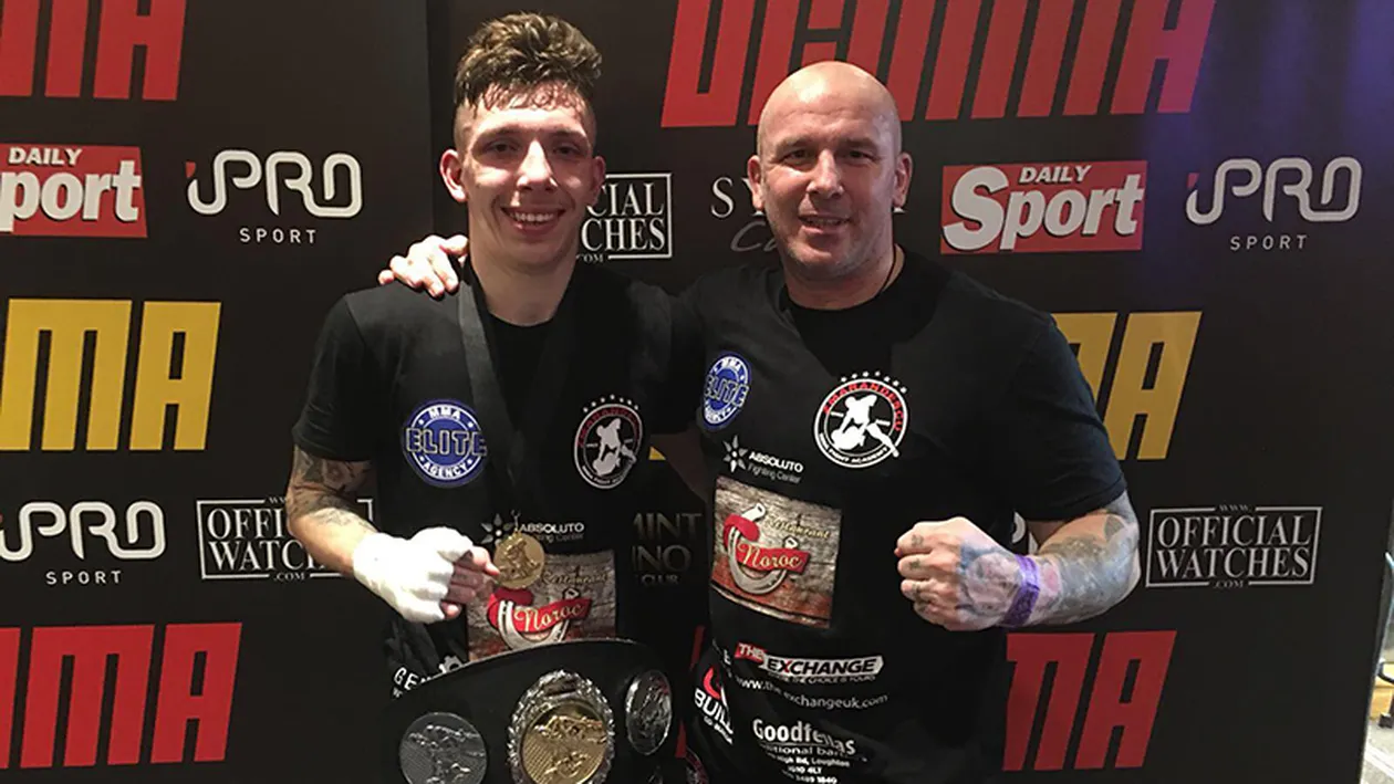 Fiul lui Zmărăndescu îşi moşteneşte tatăl! La 17 ani, a câştigat o centură în MMA