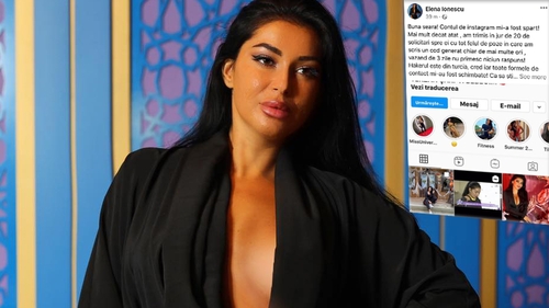 Elena Ionescu, apel disperat după ce i-a fost spart contul de Instagram: “Hackerul mă șantajează în acest moment! Dacă aveți ceva soluții, le aștept pe privat”