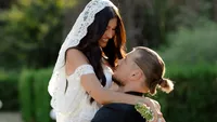Primele imagini cu Alina Eremia în superba rochie de mireasă! S-a căsătorit azi cu Eduard Barbu