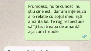BANCUL ZILEI | "Frumoaso, am înțeles că ești amanta soțului meu"