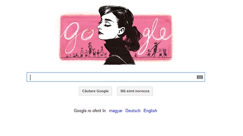 GOOGLE o sarbatoreste astazi pe Audrey Hepburn, la 85 de ani de la nasterea actritei