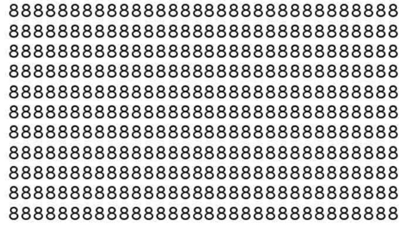 Iluzie optică virală | Găsiți cifra 6 în maximum 5 secunde!