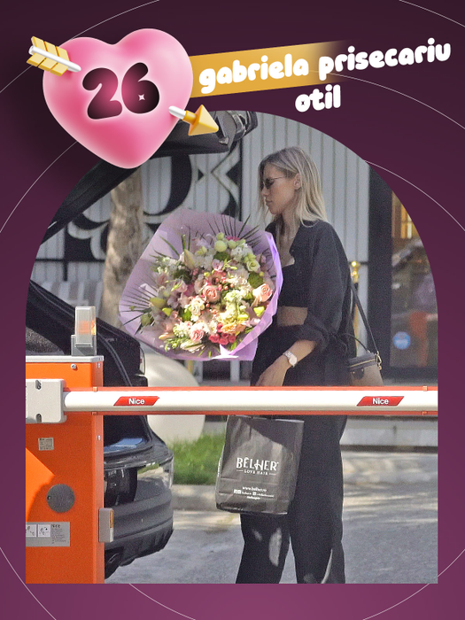Bianca Drăgușanu, Cristina Pucean și Ramona Olaru, răsfățate peste măsură! Top 40 iubăreți cu brațele pline de flori, de Valentine’s Day