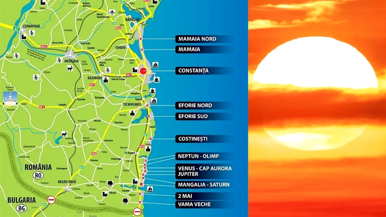 Meteorologii Accuweather au modificat prognoza: Ce se întâmplă cu vremea în iunie și iulie - în Mamaia, Costinești, Eforie și în celelalte stațiuni de pe litoralul românesc