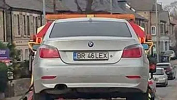 Fabulos! Ce a putut să pățească în Anglia un șofer român, cu o mașină cu număr de Brăila