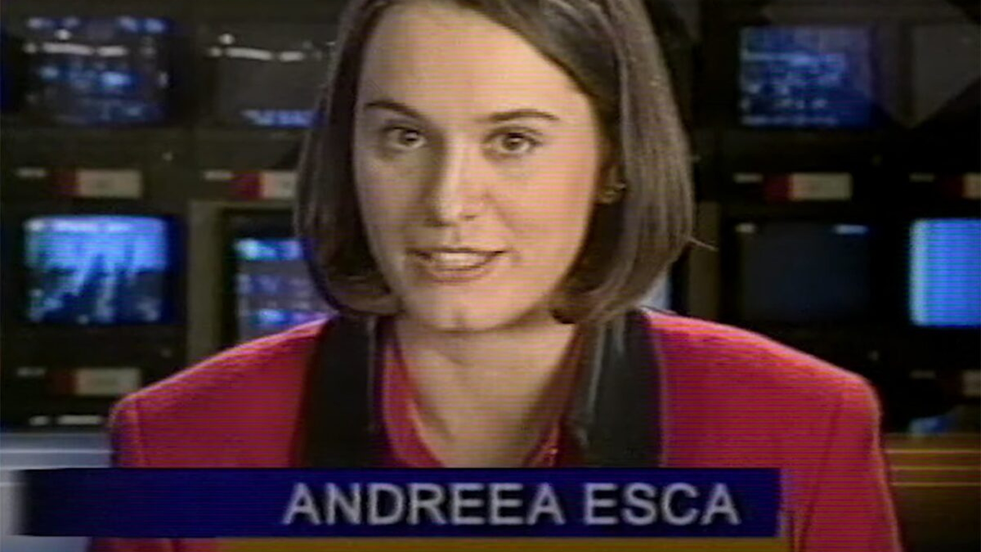 Cum arăta Andreea Esca pe 1 decembrie 1995, la prima emisie Pro TV. Ce gafă a comis prezentatoarea chiar în final