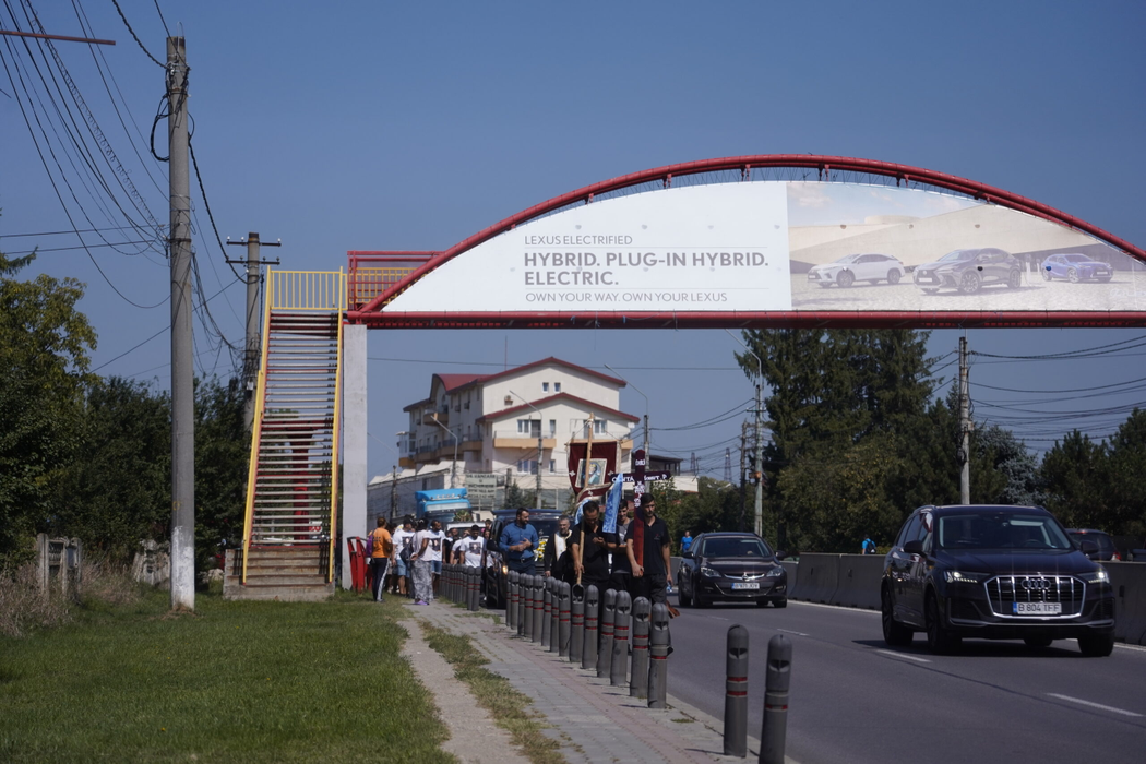 Marius Csampar a dirijat o înmormântare pe DN 1