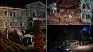 Greșeala flagrantă făcută de firma care făcea săpături la internatul din Odorheiu Secuiesc. Nu au respectat ce scria în autorizație