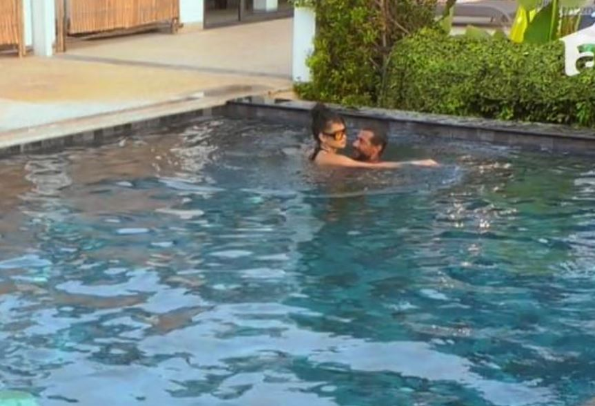 Diandra și Andrei Rotaru nu se mai feresc să-și declare sentimentele în fața camerelor de vedere/ sursă foto: captură video